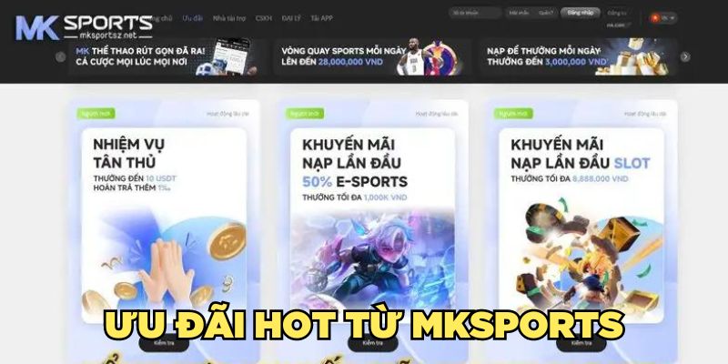 Ưu đãi HOT từ Mksports